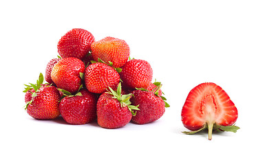 Image showing Fresh strawberries