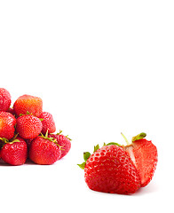 Image showing Fresh strawberries