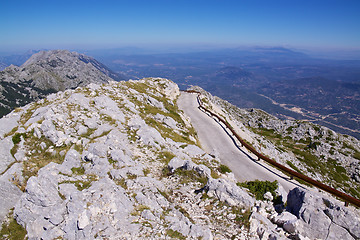 Image showing Mountain road in Biokovo nature park