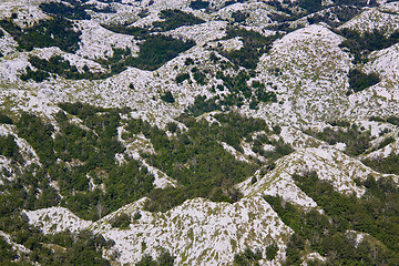 Image showing Hilltops in Biokovo nature park