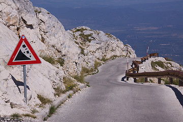 Image showing Mountain road in Dalmatia