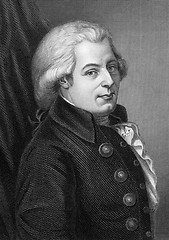 Image showing Wolfgang Amadeus Mozart