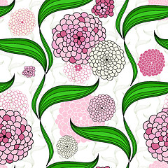 Image showing Spring floral pattern