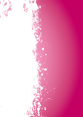 Image showing Pink splat grunge