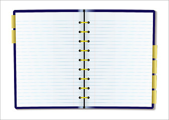 Image showing Blank diary page