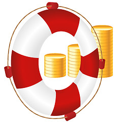 Image showing money icon of bank deposit