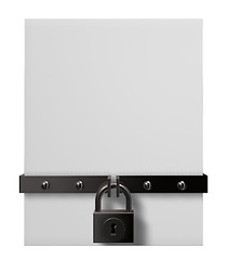 Image showing box and padlock