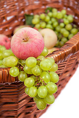 Image showing apples and grapes