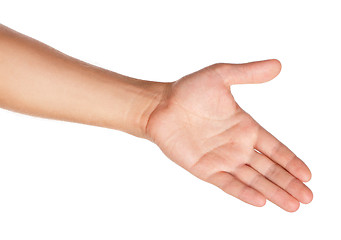 Image showing Man hand