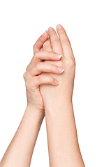 Image showing Woman hands