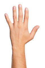 Image showing Man hand