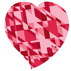 Image showing red heart for valentine's day