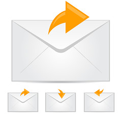 Image showing envelope and arrow