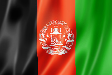 Image showing Afghan flag