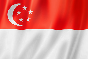 Image showing Singaporean flag