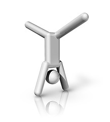 Image showing Gymnastics Artistic 3D symbol