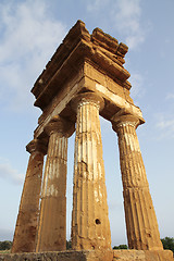 Image showing antique greek temple in Agrigento, Sicily