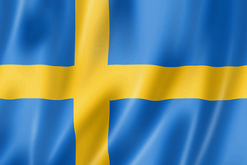 Image showing Swedish flag