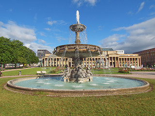 Image showing Schlossplatz (Castle square) Stuttgart