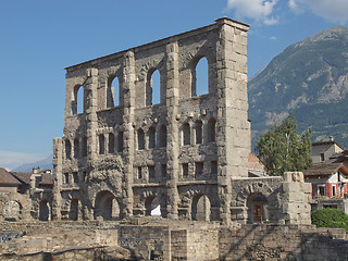 Image showing Roman Theatre Aosta