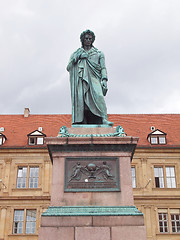 Image showing Schiller statue, Stuttgart