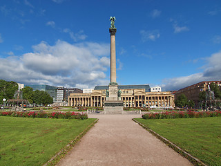 Image showing Schlossplatz (Castle square) Stuttgart