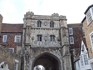 Image showing St Augustine Gate in Canterbury