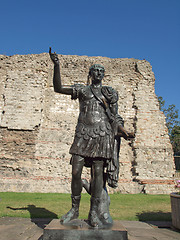 Image showing Emperor Trajan Statue