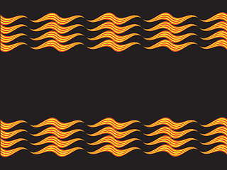 Image showing Yellow waves