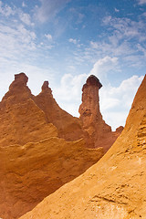 Image showing Ocher rocks