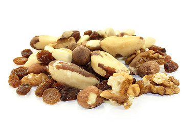 Image showing Nut-fruit mixture