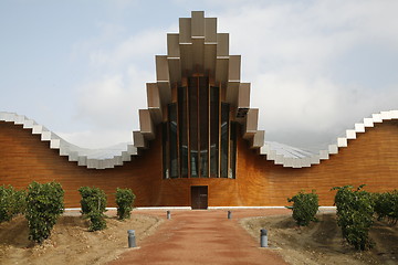 Image showing Vineyard and winery