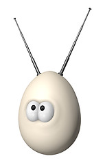 Image showing egg with antenna