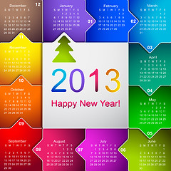 Image showing Calendar 2013