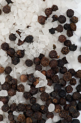 Image showing Background of Salt and Pepper