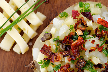 Image showing Baked Potato with Cheese