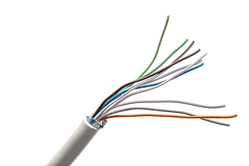 Image showing Colorful cable