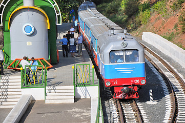 Image showing Children railway