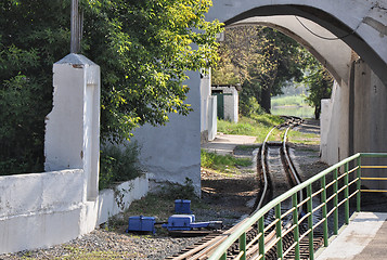 Image showing Children railway