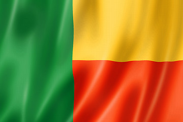 Image showing Benin flag