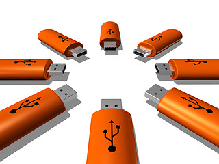 Image showing USB keys