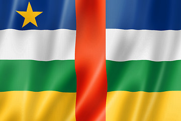 Image showing Central African Republic flag