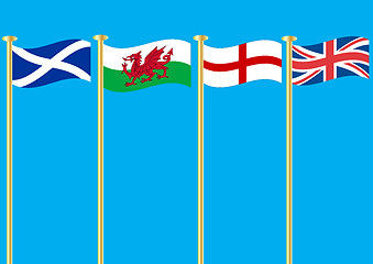 Image showing British Flags