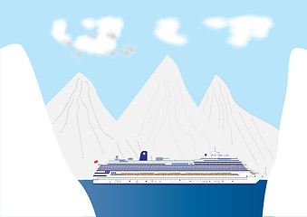 Image showing Fiord Cruise LIner