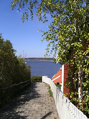 Image showing Seaside town