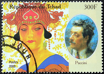 Image showing Puccini Stamp