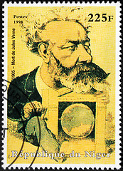 Image showing Jules Verne Stamp