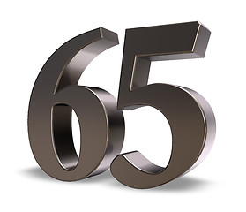 Image showing number sixty five