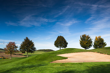 Image showing On the golf course