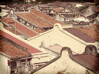 Image showing Malacca  rooftops